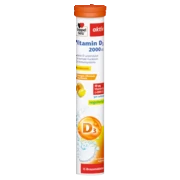 Doppelherz aktiv Vitamin D3 2000 I.E. Brausetabletten Frontansicht