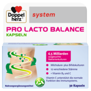 Abbildung der Produktverpackung Doppelherz system PRO LACTO BALANCE KAPSELN Frontansicht