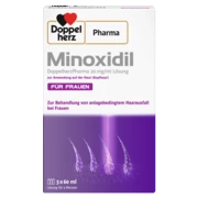 DoppelherzPharma Minoxidil DoppelherzPharma 20 mg/ml Lösung zur Anwendung auf der Haut (Kopfhaut)  Frontansicht