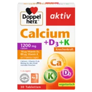 Doppelherz aktiv Calcium + Vitamin D3 + K Frontansicht