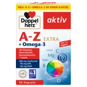 Doppelherz aktiv A-Z + Omega-3 Frontansicht