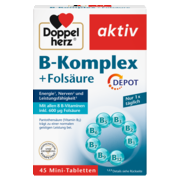 Abbildung der Produktverpackung Doppelherz aktiv B-Komplex DEPOT Frontansicht