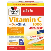 Doppelherz aktiv Vitamin C 1000 DIRECT Frontansicht