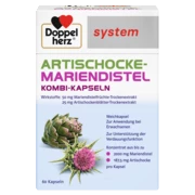 Doppelherz system ARTISCHOCKE-MARIENDISTEL KOMBI-KAPSELN Frontansicht