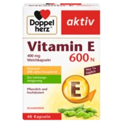Doppelherz aktiv Vitamin E 600 N Frontansicht