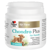 Abbildung der Produktverpackung Doppelherz für Tiere Chondro Plus für Hunde Frontansicht